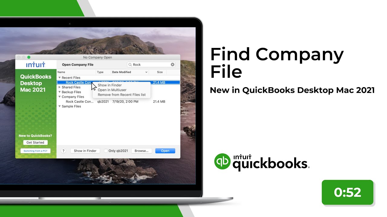 quickbooks for mac video tutorials